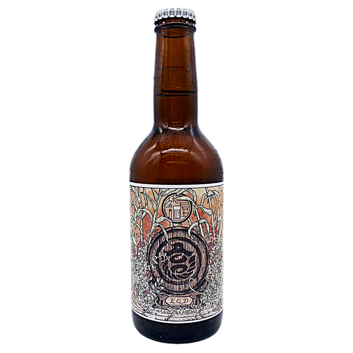 E.Q.D. 大山甚七商店 Ver.籠屋ビール ラム樽熟成 和山椒エール